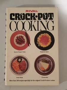 Vintage 1975 Rival Crock Pot Cooking Spiral Bound Cookbook Cook Book Slow Cooker - Picture 1 of 2