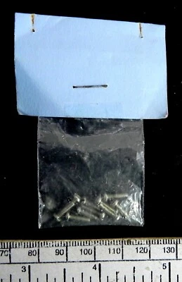 Viti A Testa Cilindrica Fenduta M2 X 8 Mm In Acciaio Placcato X 10 - Immagine 1 di 4