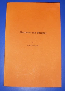 Americans From Germany 1976 History Famous People Inventors Immigrants Vintage - Picture 1 of 6