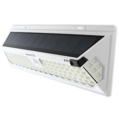 86 LED Solar Light Outdoor Motion Sensor Security Deck Yard Fence Patio WHT 270  - Image 1 of 4