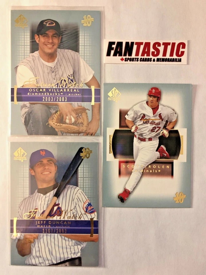 2003 Upper Deck SP AUTHENTIC Baseball Card YOU PICK - Finish Your Team Set - Image 1 of 1