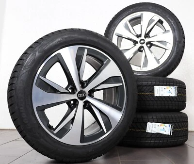 20 Zoll original Audi E-tron 4KE Q8 E-tron 4KE601025AF Alufelgen Winterreifen . - Bild 1 von 4