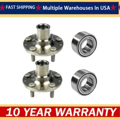 Par de montaje de buje de rueda de cojinete de rueda delantera para Subaru Impreza Legacy 1993-1999 Foto 1 de 4