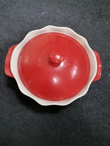 Laura Ashley Casserole Dish Red - Picture 1 of 10