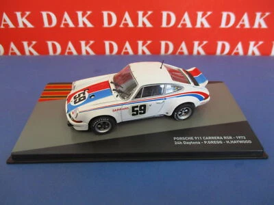 Die cast 1/43 Modellino Auto Porsche 911 Carrera RSR 24H Daytona 1973 P. Gregg - Immagine 1 di 4