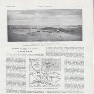 Sud-Algérien - Un voyage au M'Zab - - Article de presse 1923 - Imagen 1 de 4