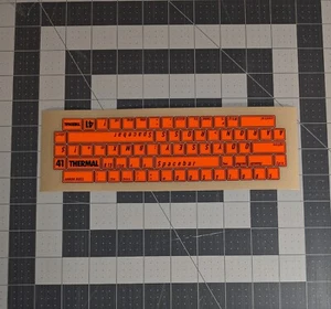 ODYSSEY BMX Fluorescent Orange SPACEBAR DECAL - Picture 1 of 1