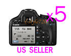 5x Clear LCD Screen Protector Guard For Canon EOS 500D Rebel T1i
