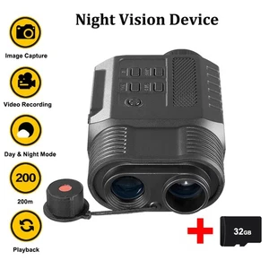 NV150 Monocular Infrared Optical Night Vision Device HD Digital Camera+32G Card - Picture 1 of 11