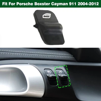 Cubierta de botón de interruptor de ventana de puerta derecha para Porsche Boxster Cayman 911 2004-2012 Foto 1 de 4