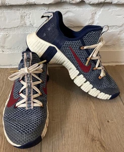 Nike Free Metcon 3 AMP EE. UU. Para hombres Talla 10 (CV9341-461) Rojo Blanco Azul Zapatos - Imagen 1 de 6