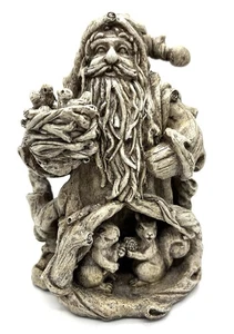 Garten Natur Wald Baum Zauberer Wald Weihnachten Figur Tischdeko 6 Zoll - Bild 1 von 8