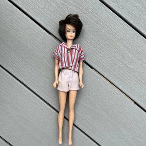 Vintage 1960’s Brunette Bubble Cut Mattel Barbie Midge Doll Japan Straight Leg - Bild 1 von 11