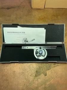 Universal-Winkelmesser mit Lupe, Schienenlänge: 150mm - Bild 1 von 3