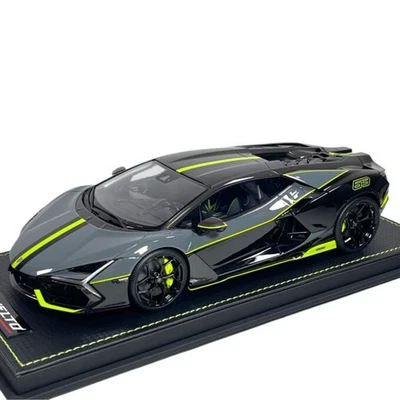 Modellino Auto MR Models 1/18 Lamborghini Revuelto Grigio Telesto with Livery... - Immagine 1 di 4