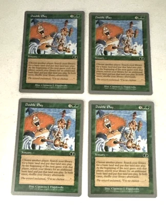 MTG X4 * Double Play X4  NearMint Plus/ Never Played  Unglued Regular  SellbyCyn - Image 1 of 4