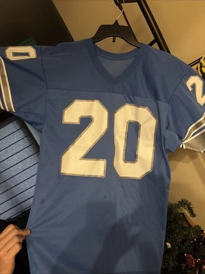 Champion Barry Sanders #20 底特律狮子队复古球衣大号 — 第 1/4 张图片