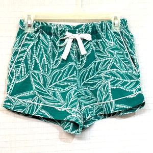 EUC Stars Above Pajama Bottoms/Lounge Shorts Sz XS Teal & White - Picture 1 of 4