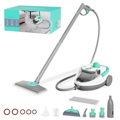 HAUSHOF Steam Cleaner Handheld Multi-Surface with 19pcs Cleaning Kit for home - Image 1 of 4