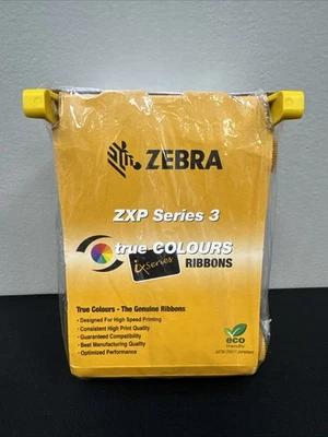 Подлинная цветная лента Zebra 800033-840 YMCKO ZXP 3 серии - НОВАЯ - Изображение 1 из 4