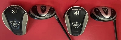 Maxfli Black Max 3i 18°, 4i 21° Hybrid GOLF CLUBS S Flex Graphite Shafts , RH - Image 1 of 4