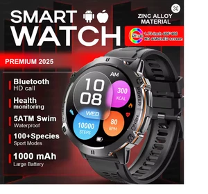 NUEVO Reloj Inteligente Pantalla Táctil Completa AMOLED Bluetooth Llamada GPS 10ATM Impermeable - Imagen 1 de 17