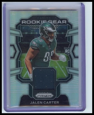 2023 Panini Prizm #RG-JC Jalen Carter Rookie Gear - Image 1 of 2