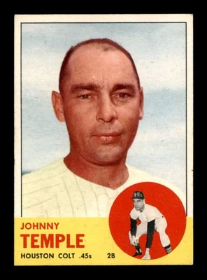 1963 Topps #576 Johnny Temple   VGEX X3588095 - Image 1 of 3