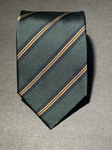 Vintage Parsley Luxury Edition Mens Green Blue Gold Red Stripe Necktie Pre-owned - Picture 1 of 7
