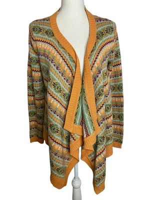 Cárdigan Sundance S Cascada Folklórica Feria Isla Suroeste Cachemira Angora Blnd Foto 1 de 4
