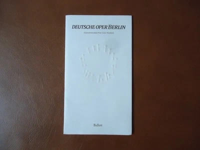 Programmheft der Deutschen Oper Berlin von 1985 - Bild 1 von 4