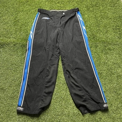 Calça de Motocross Vintage O’Neal Racing Baggy Tamanho 34/30 Preta com Listras Brancas Anos 00 - Imagem 1 de 4