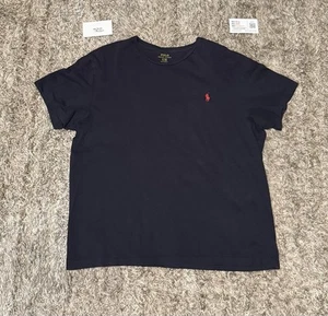 Camisa Polo Ralph Lauren Azul Marino Talla L Hombres Usada Usada Envío Rápido - Imagen 1 de 5