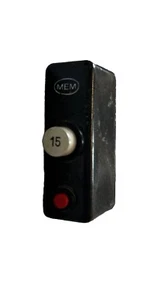 MEM PUSH BUTTON MCB 15A 15 AMP - Picture 1 of 2