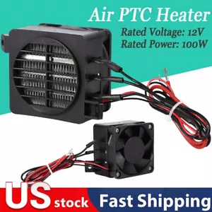 100W DC12V Portable PTC Car Fan Air Heater Constant Temperature Heating Heater - Picture 1 of 13