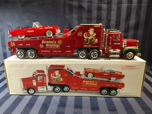 2000 Taylor Trucks Sears Car Carrier Truck with 1955 Thunderbird In Original Box - Picture 1 of 14