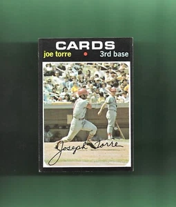 JOE TORRE-ST. LOUIS CARDINALS! 1971 Topps # 370 NO CREASES NICE! - Picture 1 of 2