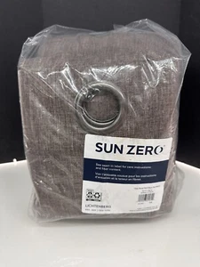 SunZero Lichtenberg Vorhänge Total Blackout 2 Paneele 100" x 84" Braun - Bild 1 von 7
