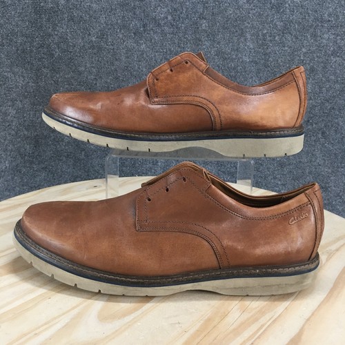 Scarpe Clarks uomo 13 M Bayhill Oxford punta liscia stringate comode casual 26153175