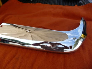 NOS 1956 Thunderbird Original Chrome Right Rear Bumper Tip/End 56 T-Bird FoMoCo - Foto 1 di 10