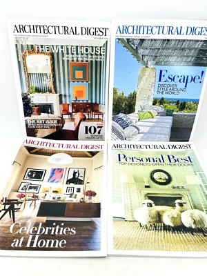 2016 Architectural Digest Magazines Interior Design Ads Lot of 4 - Image 1 of 4