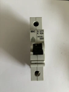 ABB STOTZ S271 K 10A 10 AMP 6KA SINGLE POLE MCB CIRCUIT BREAKER - Picture 1 of 1