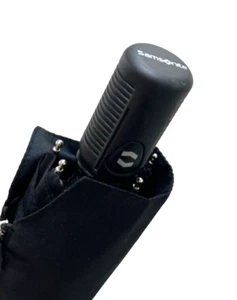 Samsonite Compact Thin Auto Open Auto Close Umbrella Black - Picture 1 of 4