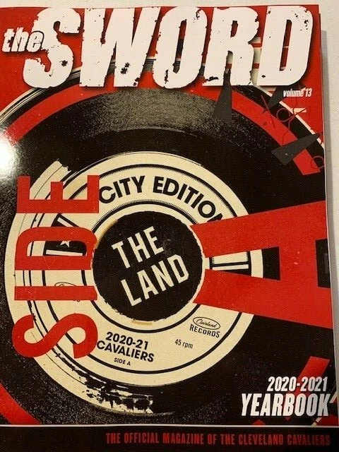 2020-2021 CLEVELAND CAVALIERS YEARBOOK "THE SWORD" SIDE A CITY EDITION RECORD - Image 1 of 1