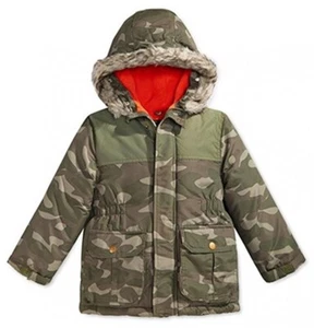 London Fog Toddler Boys Green Camo Hooded Jackets size:2T NWT - Picture 1 of 6