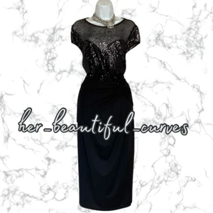 LIPSY LONDON SHIMMERING SEQUINS OCCASION PARTY DRESS SIZE 18 new with tags - Picture 1 of 8