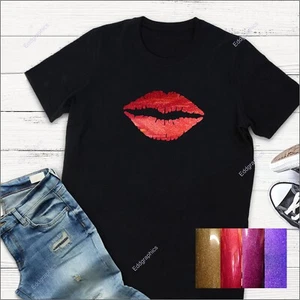 CAMISETA LABIOS MUJER Kiss Me Lápiz Labial Damas Camisa Divertidos Regalos Colores Brillantes - Imagen 1 de 12
