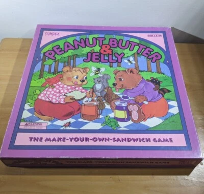 Peanut Butter & Jelly Game The Make Your Own Sandwich Game Fundex Vintage 1997 - Image 1 of 4