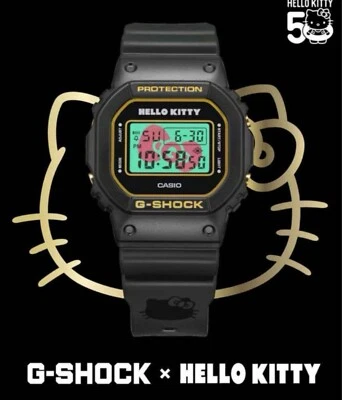 Casio G-SHOCK DW-5600KT24-1JR “Hello Kitty 50th” modelo de colaboración de Japón - Imagen 1 de 4