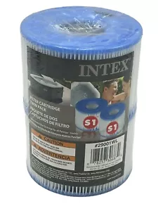 2-pk Intex Type S1 Filter Cartridge for PureSpa, Twin Pack - Picture 1 of 2